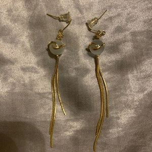 Gold Crystal Earrings